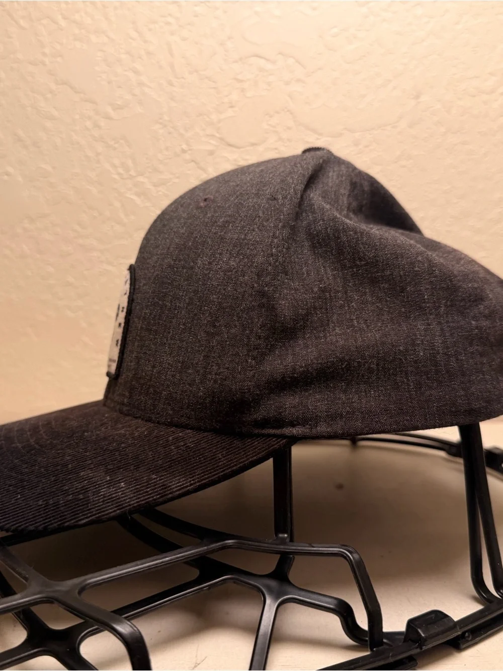 Travis Mathew Dark Gray Floral Patch Baseball Cap